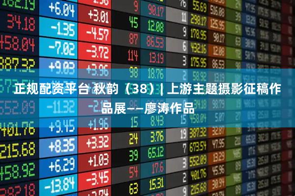 正规配资平台 秋韵（38）| 上游主题摄影征稿作品展——廖涛作品
